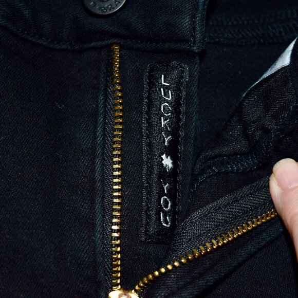 Lucky Brand High Waist Skinny Black Hayden Jeans 26/2 A - Picture 3 of 11